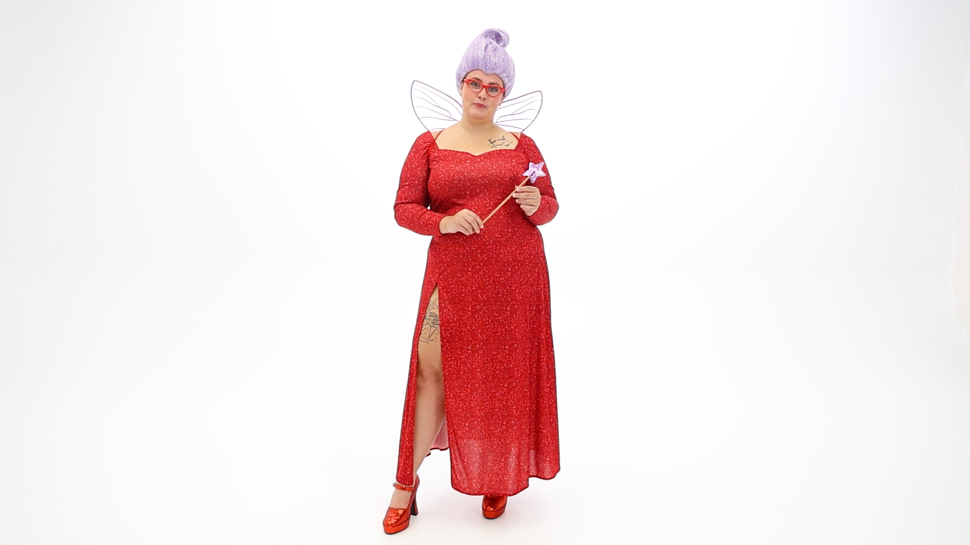 FUN94261PL Shrek Fairy Godmother Costume Plus Size